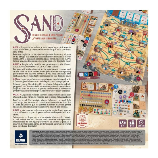 JUEGO MESA DEVIR SAND Juegos de mesa JUEGO MESA DEVIR SAND Juegos de mesa