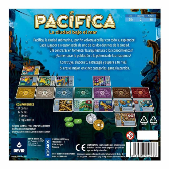 JUEGO MESA DEVIR PACÍFICA Juegos de mesa JUEGO MESA DEVIR PACÍFICA Juegos de mesa