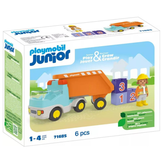 PLAYMOBIL JUNIOR CAMIÓN CONSTRUCCIÓN Playmobils PLAYMOBIL JUNIOR CAMIÓN CONSTRUCCIÓN Playmobils
