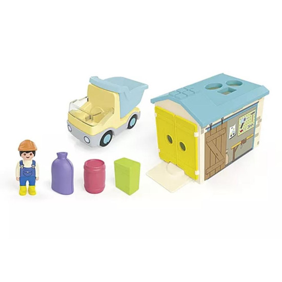 PLAYMOBIL JUNIOR CAMIÓN CON GARAJE Playmobils