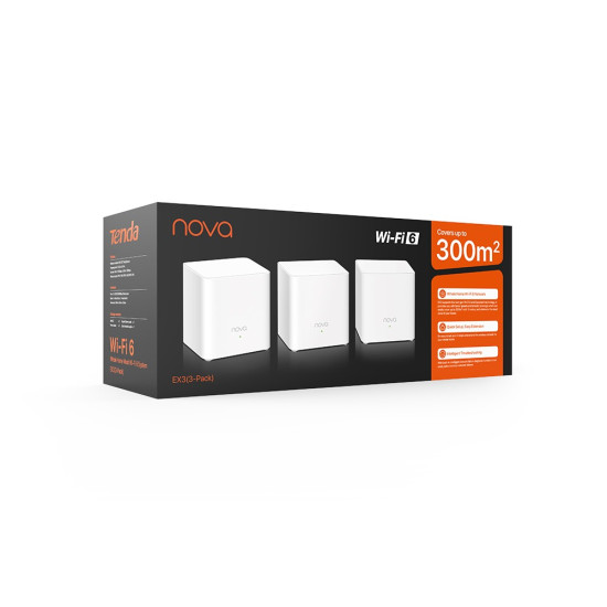 PUNTO ACCESO WIFI TENDA EX3 AX1500 Puntos de acceso