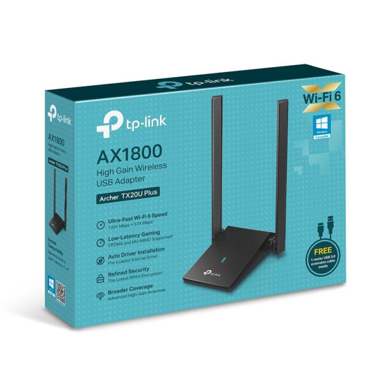 ADAPTADOR USB INALAMBRICO TP - LINK ARCHER TX20U Adaptadores usb red ADAPTADOR USB INALAMBRICO TP - LINK ARCHER TX20U Adaptadores usb red