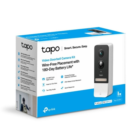 TIMBRE INTELIGENTE TP - LINK TAPO D230S1 Accesorios vigilancia y seguridad TIMBRE INTELIGENTE TP - LINK TAPO D230S1 Accesorios vigilancia y seguridad