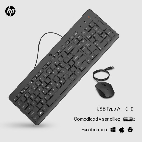 KIT TECLADO + MOUSE RATON HP Teclados KIT TECLADO + MOUSE RATON HP Teclados