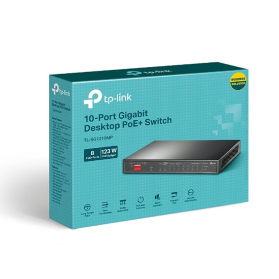 SWITCH TP - LINK TL - SG1210MP 10 PUERTOS Switch SWITCH TP - LINK TL - SG1210MP 10 PUERTOS Switch