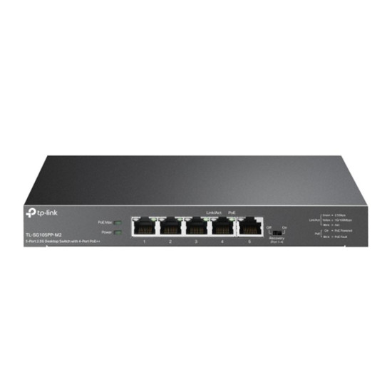 SWITCH TP - LINK TL - SG105PP - M2 5 PUERTOS Switch SWITCH TP - LINK TL - SG105PP - M2 5 PUERTOS Switch