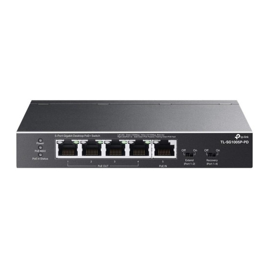 SWITCH TP - LINK TL - SG1005P - PD 5 PUERTOS Switch SWITCH TP - LINK TL - SG1005P - PD 5 PUERTOS Switch
