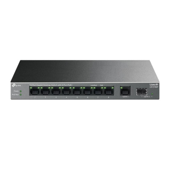 SWITCH TP - LINK LS1210GP 10 PUERTOS Switch SWITCH TP - LINK LS1210GP 10 PUERTOS Switch