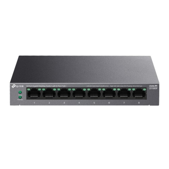 SWITCH TP - LINK LS108GP 8 PUERTOS Switch SWITCH TP - LINK LS108GP 8 PUERTOS Switch