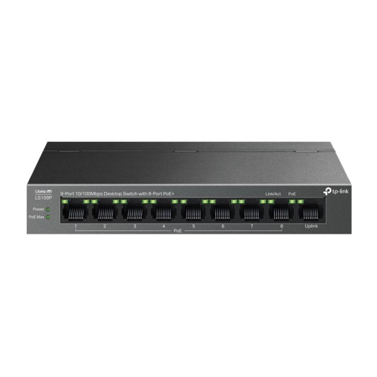 SWITCH TP - LINK LS109P 9 PUERTOS Switch SWITCH TP - LINK LS109P 9 PUERTOS Switch
