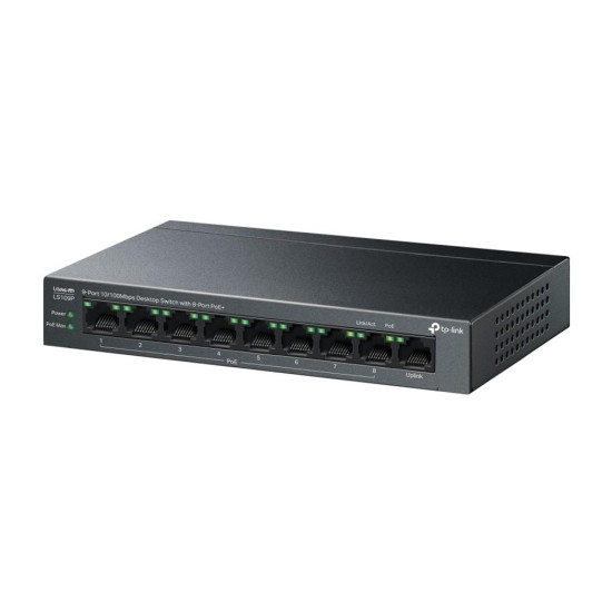 SWITCH TP - LINK LS109P 9 PUERTOS Switch SWITCH TP - LINK LS109P 9 PUERTOS Switch