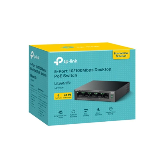 SWITCH TP - LINK LS105LP 5 PUERTOS Switch SWITCH TP - LINK LS105LP 5 PUERTOS Switch