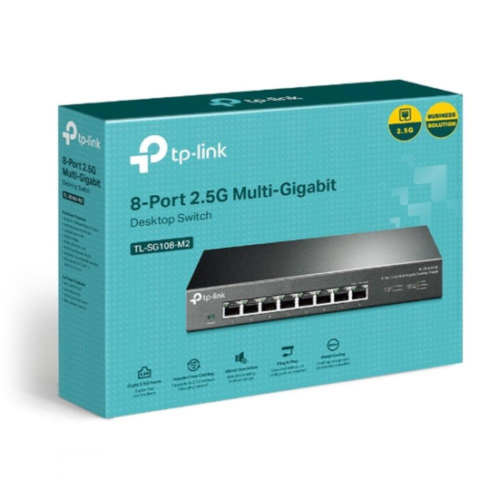 SWITCH TP - LINK TL - SG108 - M2 8 PUERTOS Switch