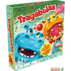 JUEGO MESA HASBRO TRAGABOLAS LOS TIPOPÓTAMOS