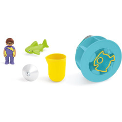 PLAYMOBIL JUNIOR AQUA: RUEDA AGUA CON