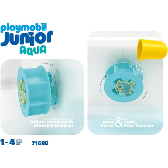 PLAYMOBIL JUNIOR AQUA: RUEDA AGUA CON Playmobils PLAYMOBIL JUNIOR AQUA: RUEDA AGUA CON Playmobils