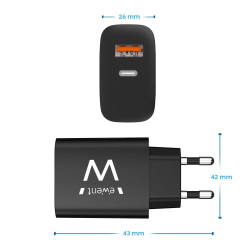 CARGADOR EWENT EW1319 20W USB TIPO