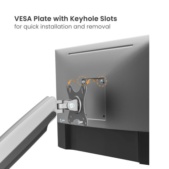 SOPORTE MESA EWENT VESA HASTA 45 PULGADAS Soportes monitores  tv