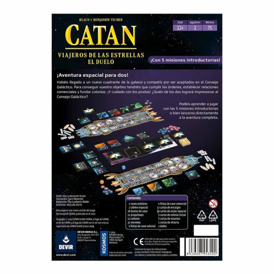 JUEGO MESA CATÁN VIAJEROS LAS ESTRELLAS Juegos de mesa JUEGO MESA CATÁN VIAJEROS LAS ESTRELLAS Juegos de mesa