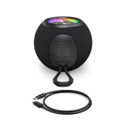 ALTAVOZ HAMA BALL SHAPE MONO NEGRO