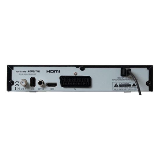 RECEPTOR SATELITE SOBREMESA FONESTAR HD DVB - S2 Receptores satélite RECEPTOR SATELITE SOBREMESA FONESTAR HD DVB - S2 Receptores satélite