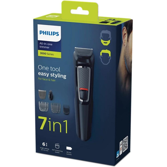 AFEITADORA PHILIPS MULTIGROOM SERIES 3000 MG3720 Afeitadoras AFEITADORA PHILIPS MULTIGROOM SERIES 3000 MG3720 Afeitadoras