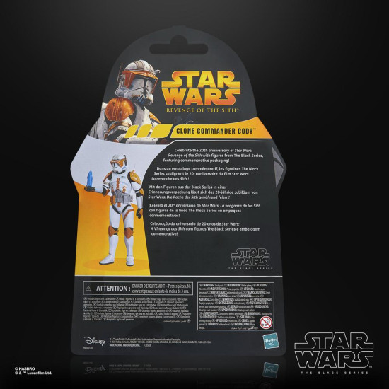 FIGURA HASBRO STAR WARS THE BLACK Figuras