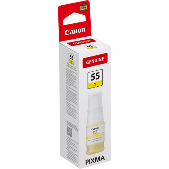 BOTELLA TINTA CANON GI - 55 INK AMARILLO Consumibles impresión de tinta BOTELLA TINTA CANON GI - 55 INK AMARILLO Consumibles impresión de tinta