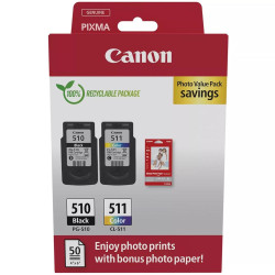 CARTUCHO CANON PG - 510 CL - 511 + PAPEL