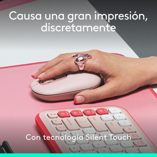 RATON INALAMBRICO LOGITECH POP MOUSE ROSA Ratones RATON INALAMBRICO LOGITECH POP MOUSE ROSA Ratones