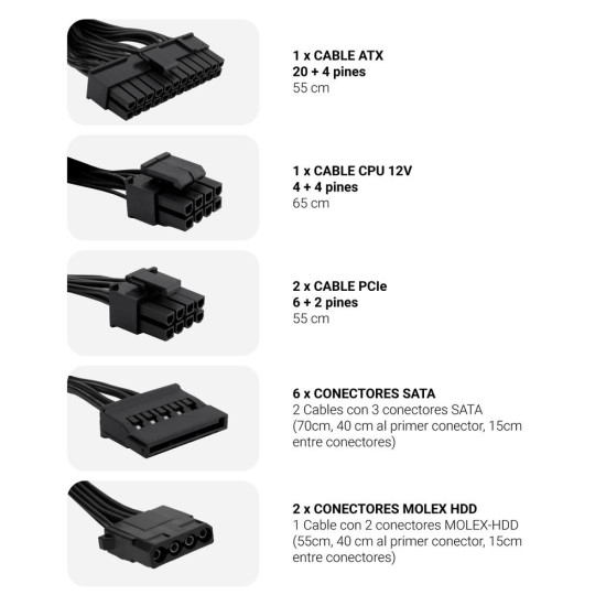 FUENTE ALIMENTACION COOLBOX COOLPOWER GAMING ATX Fuentes de alimentación FUENTE ALIMENTACION COOLBOX COOLPOWER GAMING ATX Fuentes de alimentación
