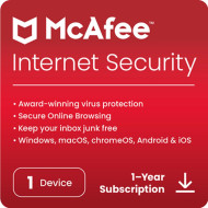 ANTIVIRUS MCAFEE INTERNET SECURITY 1 DISPOSITIVO