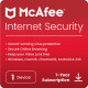 ANTIVIRUS MCAFEE INTERNET SECURITY 1 DISPOSITIVO Antivirus ANTIVIRUS MCAFEE INTERNET SECURITY 1 DISPOSITIVO Antivirus