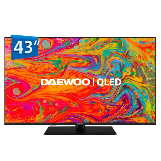 TV DAEWOO 43 PULGADAS QLED 4K UHD Television TV DAEWOO 43 PULGADAS QLED 4K UHD Television