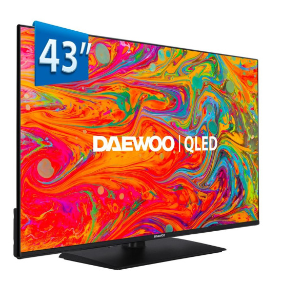 TV DAEWOO 43 PULGADAS QLED 4K UHD Television TV DAEWOO 43 PULGADAS QLED 4K UHD Television