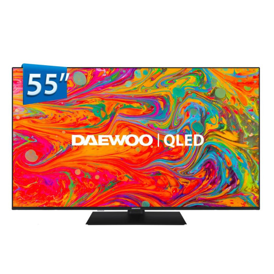 TV DAEWOO 55 PULGADAS QLED 4K UHD Television TV DAEWOO 55 PULGADAS QLED 4K UHD Television
