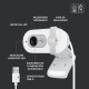 WEBCAM LOGITECH BRIO 100 BLANCO FULL Cámaras web WEBCAM LOGITECH BRIO 100 BLANCO FULL Cámaras web