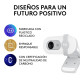 WEBCAM LOGITECH BRIO 100 BLANCO FULL Cámaras web WEBCAM LOGITECH BRIO 100 BLANCO FULL Cámaras web