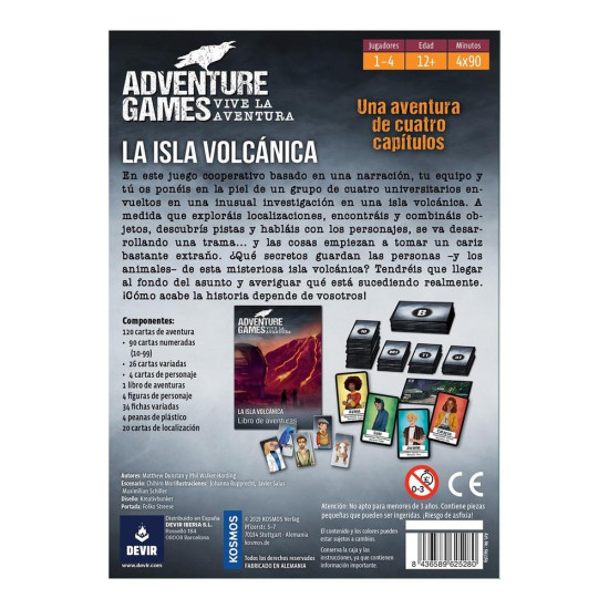 JUEGO MESA ADVENTURE GAMES: LA ISLA Juegos de mesa