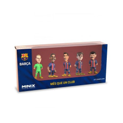 PACK 5 FIGURAS MINIX FC BARCELONA