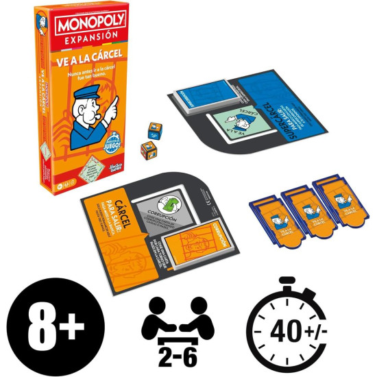 EXPANSIÓN HASBRO MONOPOLY VE A LA Juegos de mesa EXPANSIÓN HASBRO MONOPOLY VE A LA Juegos de mesa