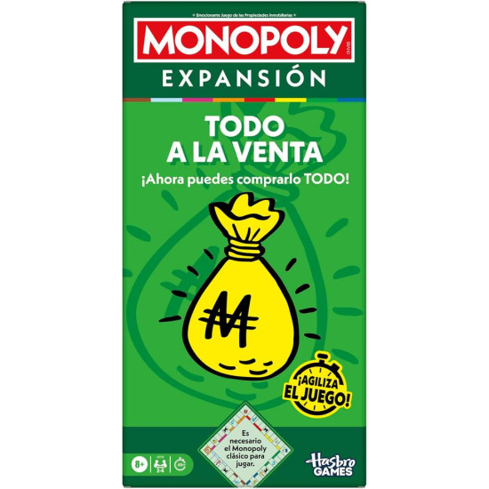 EXPANSIÓN HASBRO MONOPOLY TODO A LA Juegos de mesa EXPANSIÓN HASBRO MONOPOLY TODO A LA Juegos de mesa