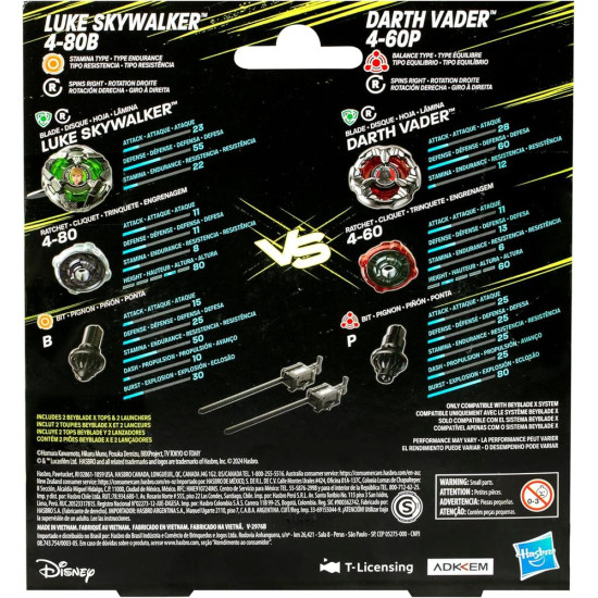 JUEGO HASBRO BEYBLADE X STAR WARS Juguetes JUEGO HASBRO BEYBLADE X STAR WARS Juguetes