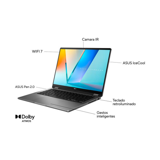 PORTATIL ASUS VIVOBOOK FLIP OLED TP3407SA - QL064W Pc portátiles PORTATIL ASUS VIVOBOOK FLIP OLED TP3407SA - QL064W Pc portátiles