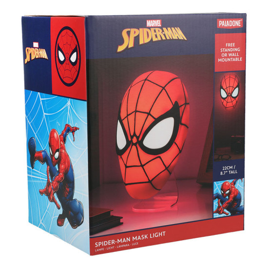 LÁMPARA PALADONE SPIDER - MAN MÁSCARA 22 CM Lampara merchandising LÁMPARA PALADONE SPIDER - MAN MÁSCARA 22 CM Lampara merchandising
