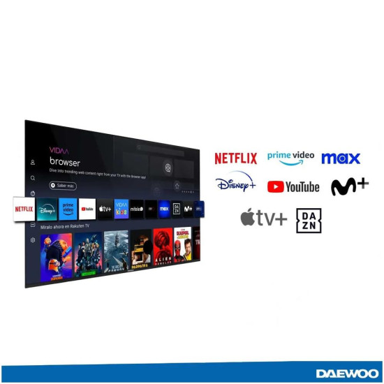 TV DAEWOO 50 PULGADAS QLED 4K UHD Television TV DAEWOO 50 PULGADAS QLED 4K UHD Television
