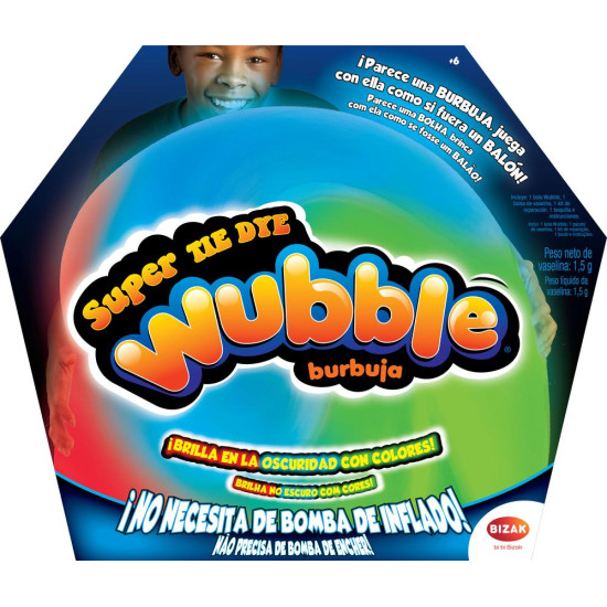 SUPER WUBBLE TYDE DYE BRILLA EN Juguetes SUPER WUBBLE TYDE DYE BRILLA EN Juguetes