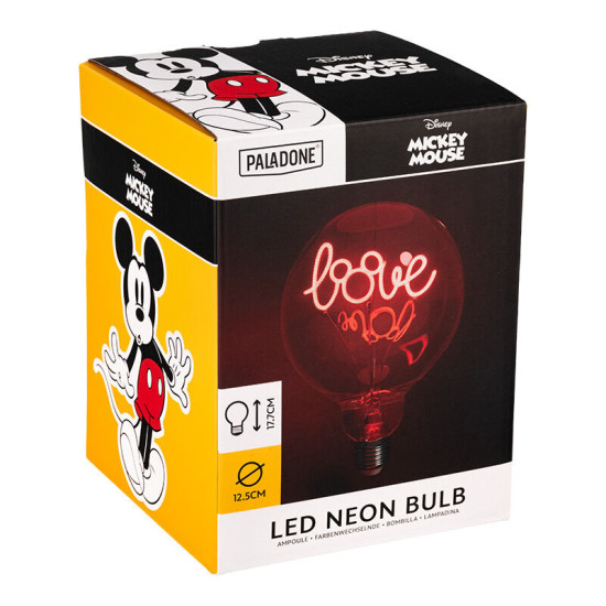 BOMBILLA LED NEON PALADONE MICKEY MOUSE Lampara merchandising BOMBILLA LED NEON PALADONE MICKEY MOUSE Lampara merchandising
