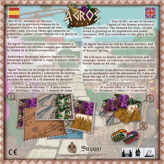 JUEGO MESA AGROS TARRACO Juegos de mesa JUEGO MESA AGROS TARRACO Juegos de mesa