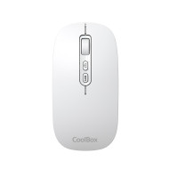 MOUSE RATON COOLBOX IA W02 BLANCO